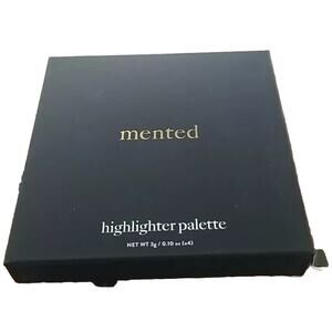Mented Cosmetics Highlighter Palette Glow on GlowUp GlowOut Glow Girl New Celeb